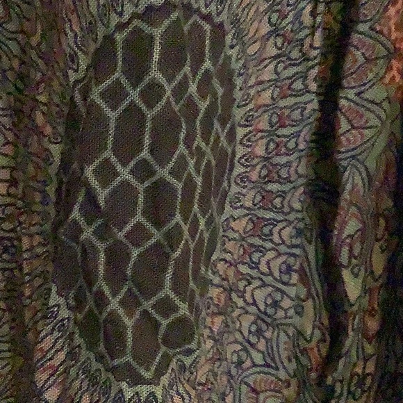 Bangkopants brand harem pant brown print size OS/0X - Picture 5 of 5